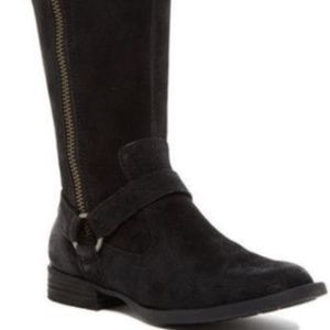 Born Knee high Black Suede Boots